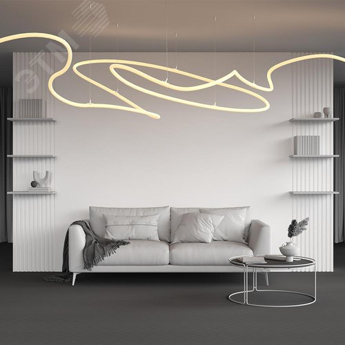 Гибкий неон 20Вт/м 24В 3000К IP65 1088 LED/м - фото 5