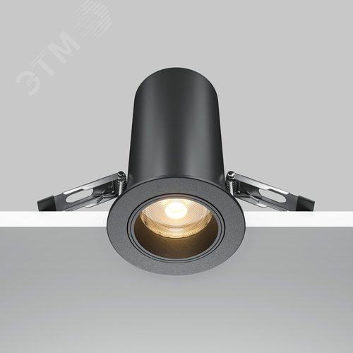 Светильник встраиваемый FOCUS LED DL125-L12-3K-B Черный - фото 5