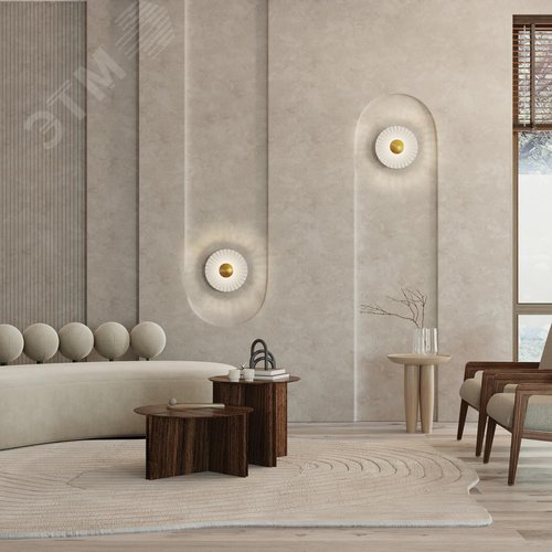 Светильник настенный (бра) Maytoni MOD233WL-L11BS3K Латунь - фото 3