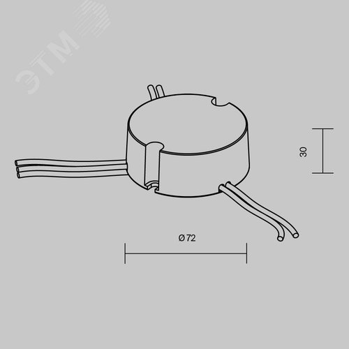 Источник тока DALI NFC DT8 600-1200mA +PUSH DIM - фото 2