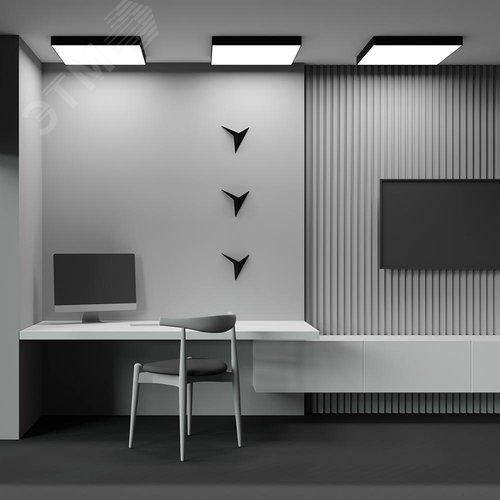 Светильник потолочный Zon LED 90W Черный - фото 6