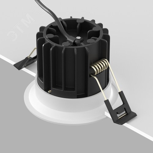 Светильник встраиваемый Round Белый - фото 5