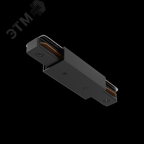 Коннектор прямой питания с вводом питания Unity черный - фото 4