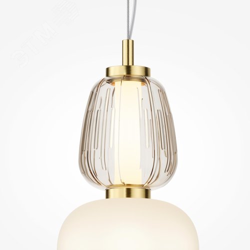 Светильник подвесной Pattern LED 32W Золото - фото 4
