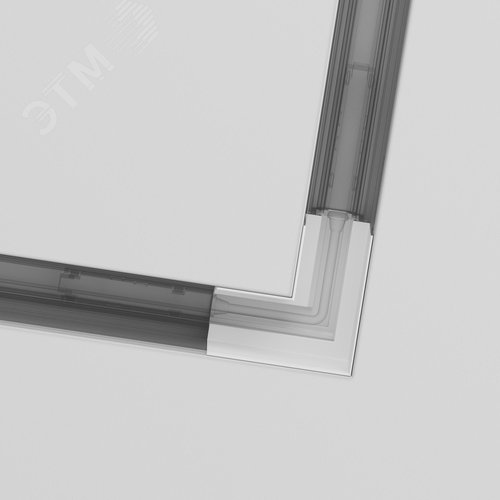 Коннектор угловой S35 встраиваемый белый - фото 5