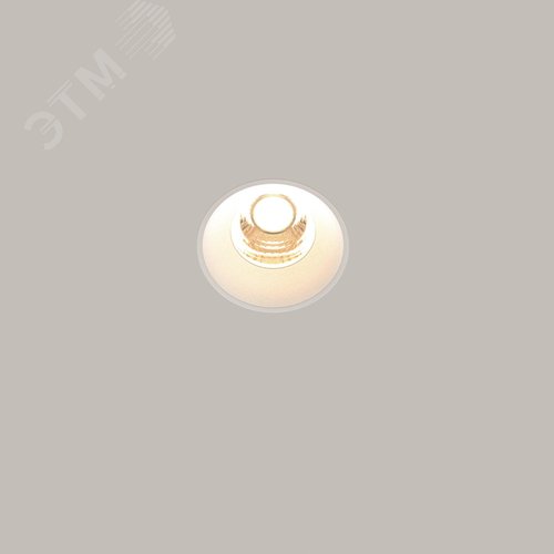 Светильник встраиваемый Round Белый - фото 5