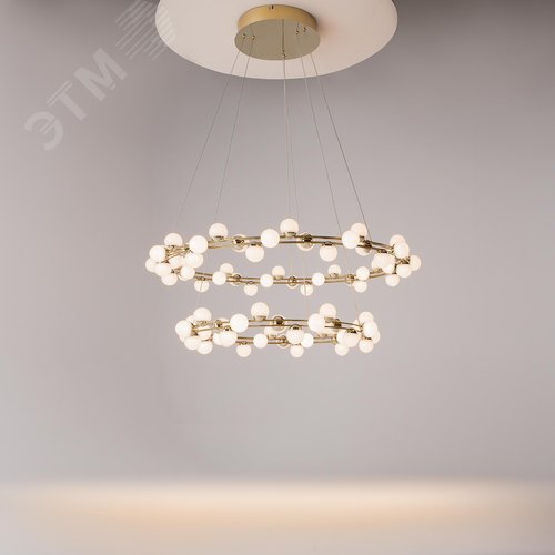 Светильник подвесной Tessara LED 116W Золото - фото 4