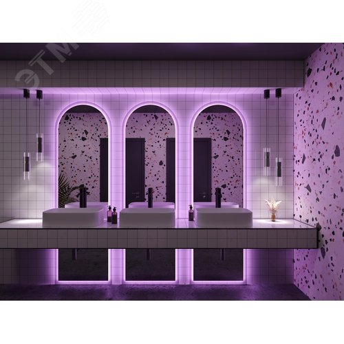 Лента светодиодная 24В 5050 7,2Вт/м RGB 5м IP65 - фото 3