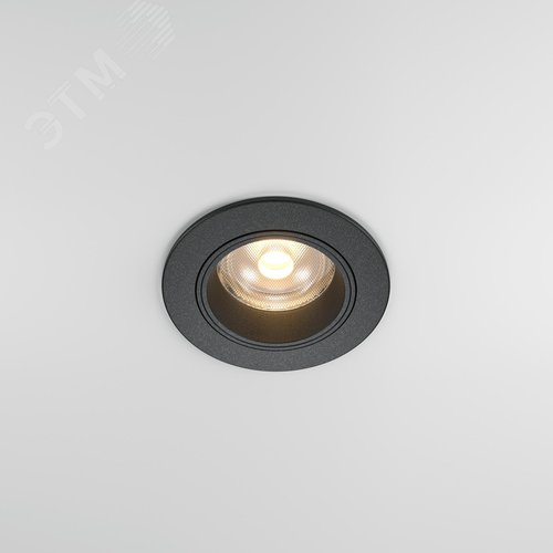 Светильник встраиваемый FOCUS LED DL125-L12-3K-B Черный - фото 4