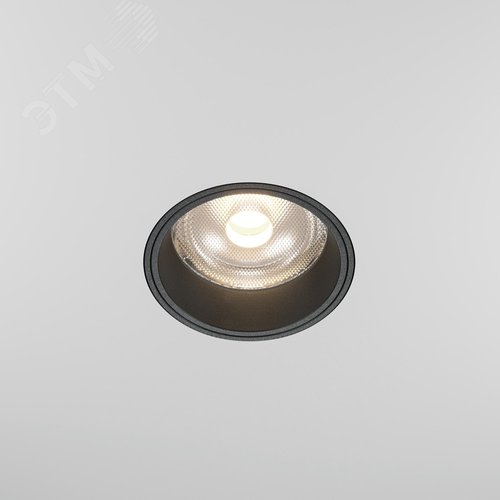 Светильник встраиваемый FOCUS LED DL125-L12-4K-TRS-B Черный - фото 4