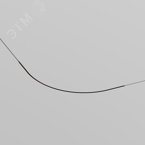 Коннектор радиусный D600 встраиваемый под ГКЛ 9,5мм Levity черный - фото 5