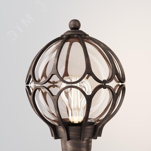 Светильник ландшафтный Outdoor Via IP 44 E27х1х60W Золото Антик - фото 3