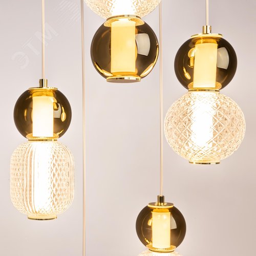 Светильник подвесной Drop LED 80W Золото - фото 7