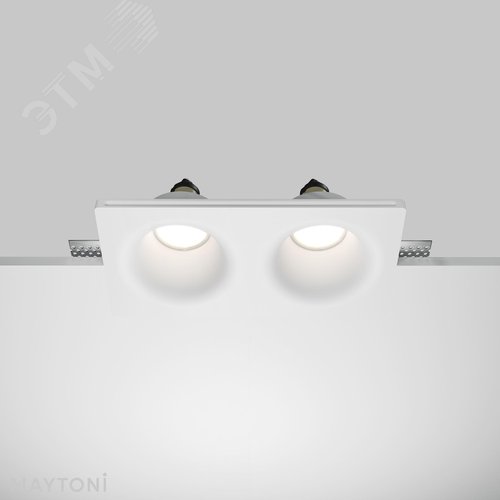 Светильник встраиваемый Gyps Modern DL002-DW-02-W Белый - фото 4