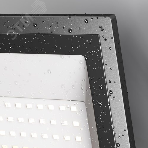 Прожектор Outdoor Flood IP 65 LED 150W 6500 K черный - фото 3