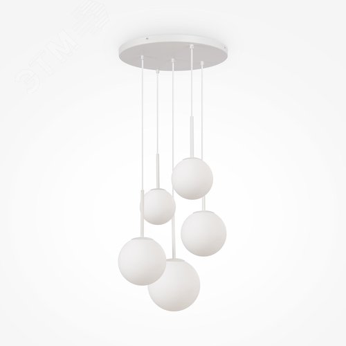 Светильник подвесной Basic form E14х5х40W Белый - фото 4