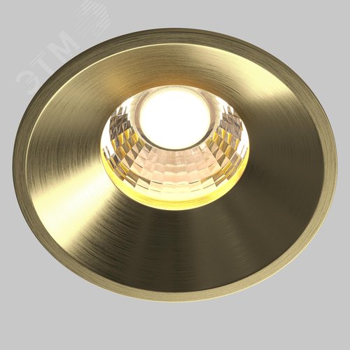Светильник встраиваемый Round DL058-12W3K-BS Латунь - фото 5