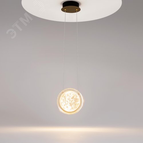 Светильник подвесной Pharao LED 7W Черный и Латунь - фото 3