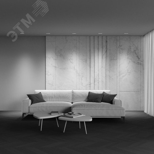 Светильник встраиваемый Points DL065-12W3-6K-TRS-W Белый - фото 5