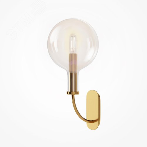 Светильник настенный (бра) Maytoni MOD333WL-01BS Латунь - фото 4