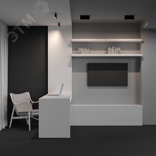 Светильник потолочный Technical C133CL-12W3K-B Черный - фото 8