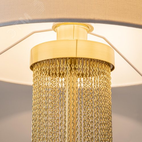 Светильник настольный Impressive E27х1х40W Золото - фото 3