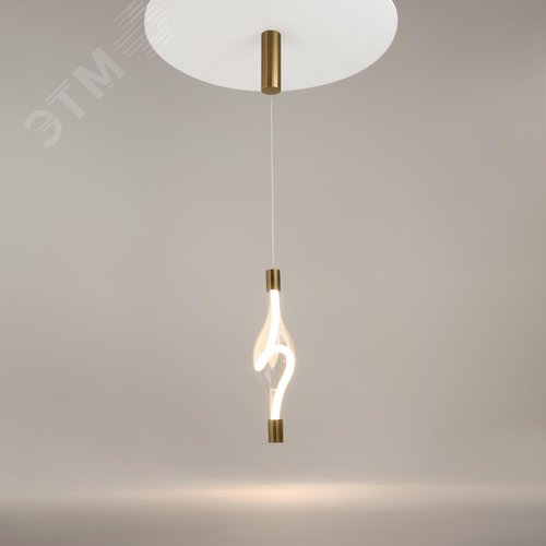 Светильник подвесной Loop LED 14W Латунь - фото 6