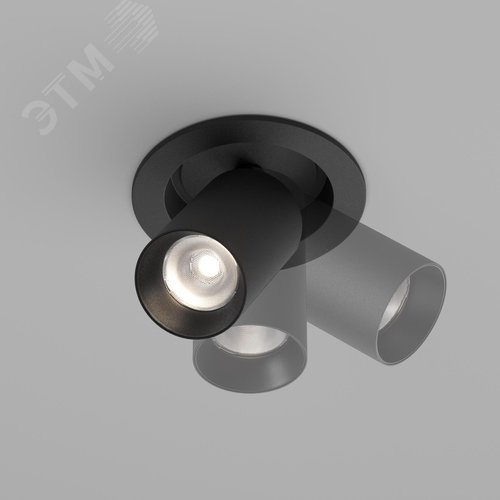 Светильник встраиваемый FOCUS LED C071CL-7W4K-B Черный - фото 5