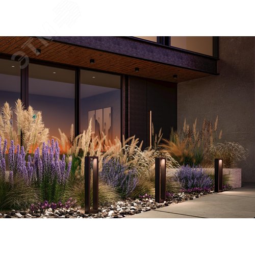 Светильник ландшафтный Outdoor Goll IP 65 LED 10W 3000 K Графит - фото 5
