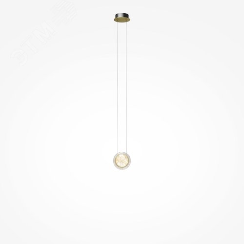 Светильник подвесной Pharao LED 7W Черный и Латунь - фото 5