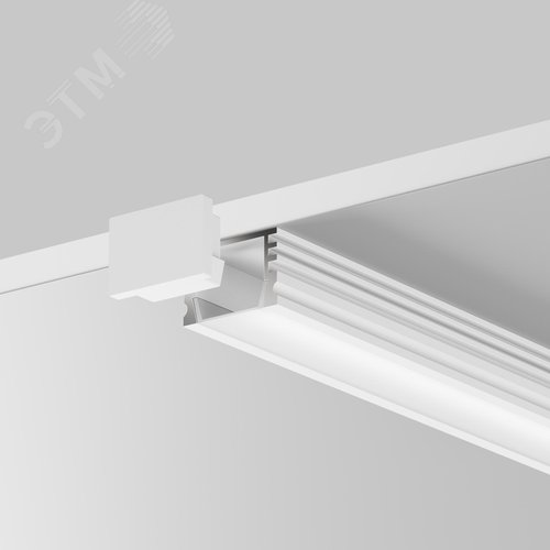 Профиль алюминиевый накладной 16x12 (Белый, 2 м), ALM-005-W-2M - фото 4