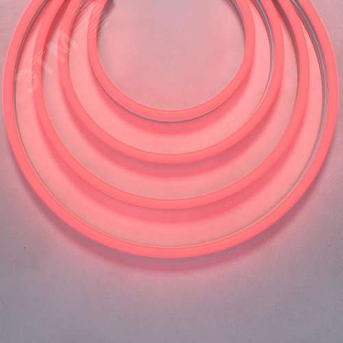 Неон гибкий 1708 24В 9,6Вт/м Red IP67 5м 200501 - фото 4