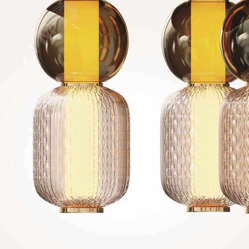 Светильник потолочный Drop LED 60W Золото - фото 6