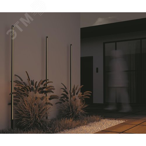 Светильник ландшафтный Outdoor Pole IP 65 LED 24W 3000 K Графит - фото 7