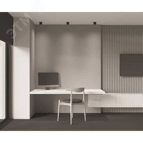 Светильник потолочный Alfa LED LED 12W Черный - фото 3