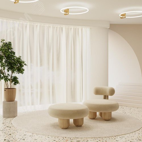 Светильник потолочный Maytoni MOD315CL-L25G3K Золото - фото 3