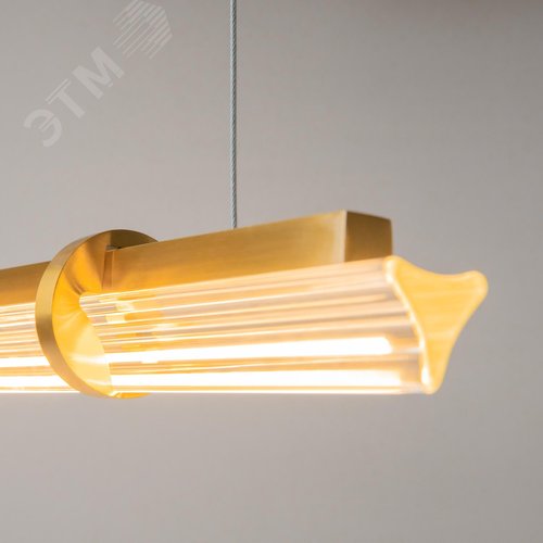 Светильник подвесной Plume LED 20W Латунь - фото 4