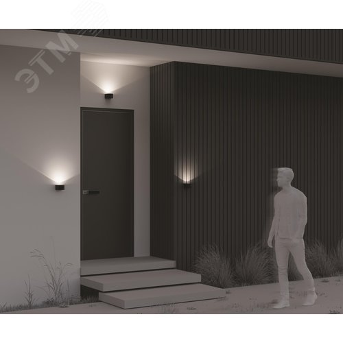 Подсветка архитектурная Outdoor Blow IP 54 LED 5W 3000 K Графит - фото 5