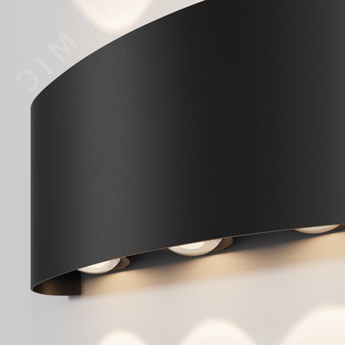 Подсветка архитектурная Outdoor Strato IP 54 LED 6W 3000 K Черный - фото 3