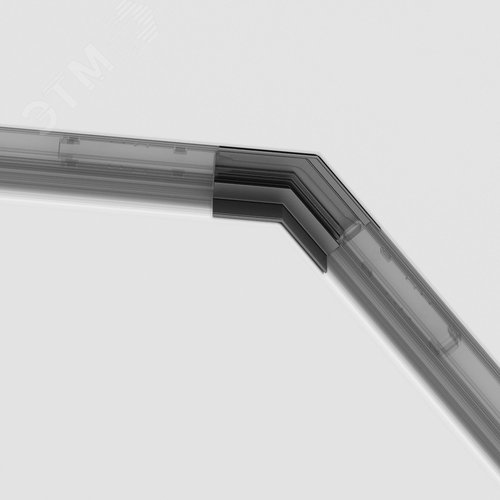 Угол-соединитель 135 град Gravity встраиваемый черный - фото 5