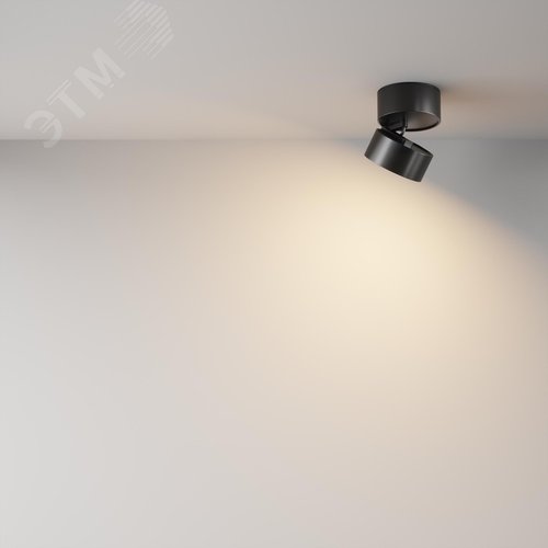 Светильник потолочный Onda LED 12W Черный - фото 4