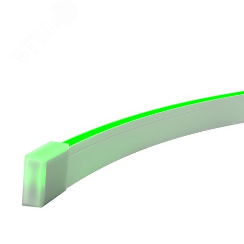 Неон гибкий 10x4 24В 9,6 Вт/м Green IP67 5м 432040 - фото 1