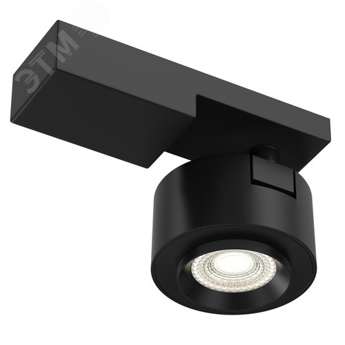 Светильник потолочный Treo LED 13W Черный - фото 2