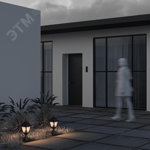 Светильник ландшафтный Outdoor Abbey Road IP 44 E27х1х60W Черный - фото 4