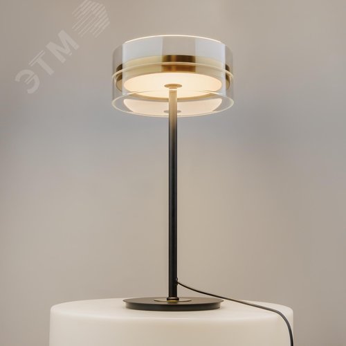 Светильник настольный Dress code LED 14W Черный и Латунь - фото 6