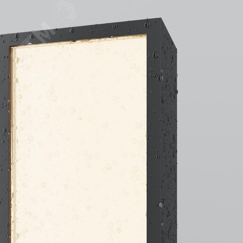 Светильник садово-парковый Outdoor Blitz IP 65 LED 40W 3000 K Графит - фото 6