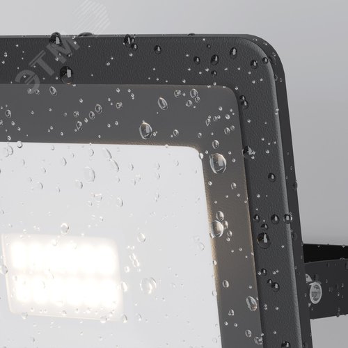Прожектор Outdoor Flood IP 65 LED 10W 6500 K черный - фото 3
