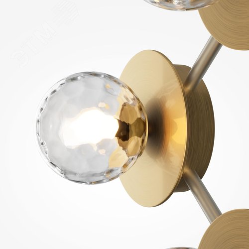 Светильник настенный (бра) Maytoni MOD331WL-L6BS3K Латунь - фото 4