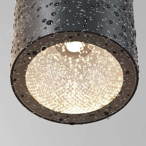Светильник потолочный Outdoor Roll IP 54 GU10х1х50W Черный - фото 3