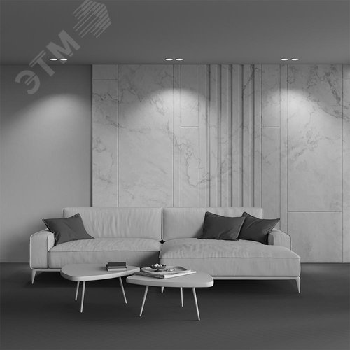 Светильник встраиваемый Gyps Modern DL124-GU10-02-TRS-W Белый - фото 7